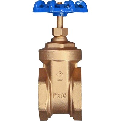 2" Full Port Gate Valve Brass