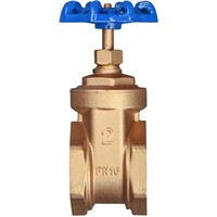 2" Full Port Gate Valve Brass